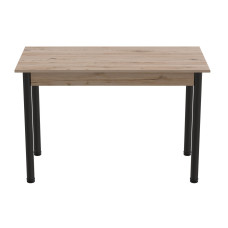 Стол кухонный Ferrum-decor Бенита 75x120x80 Черный ДСП Сан-Марино 16мм (FRD-105649)