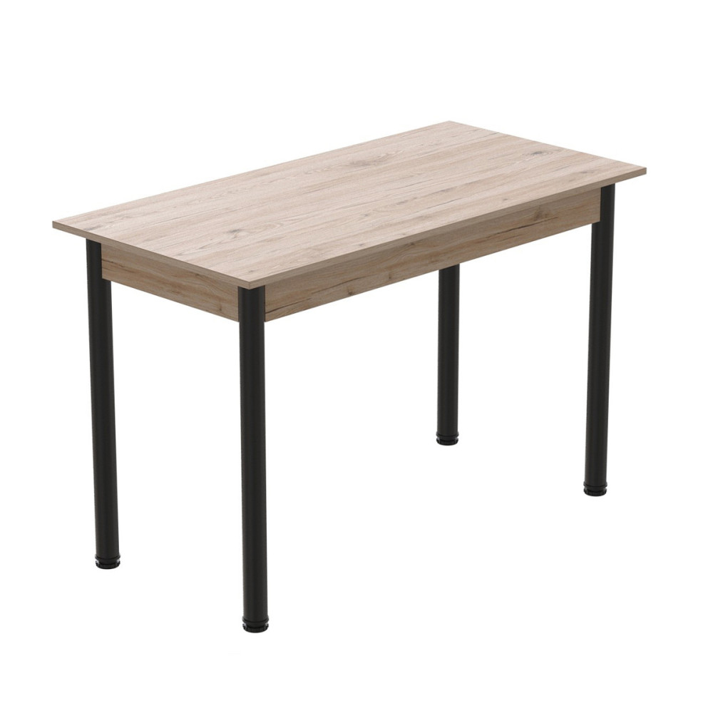 Стол кухонный Ferrum-decor Бенита 75x120x80 Черный ДСП Сан-Марино 16мм (FRD-105649)