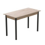 Стол кухонный Ferrum-decor Бенита 75x120x80 Черный ДСП Сан-Марино 16мм (FRD-105649)