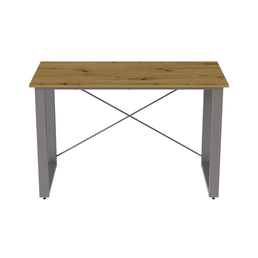 Письменный стол Ferrum-decor Драйв 750x1000x600 Серый металл ДСП Дуб Артизан 16 мм (FRD-103099)