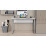 Письменный стол с ящиками Ferrum-decor Оскар 750x1200x600 металл Черный ДСП Бетон 16 мм (FRD-103219)