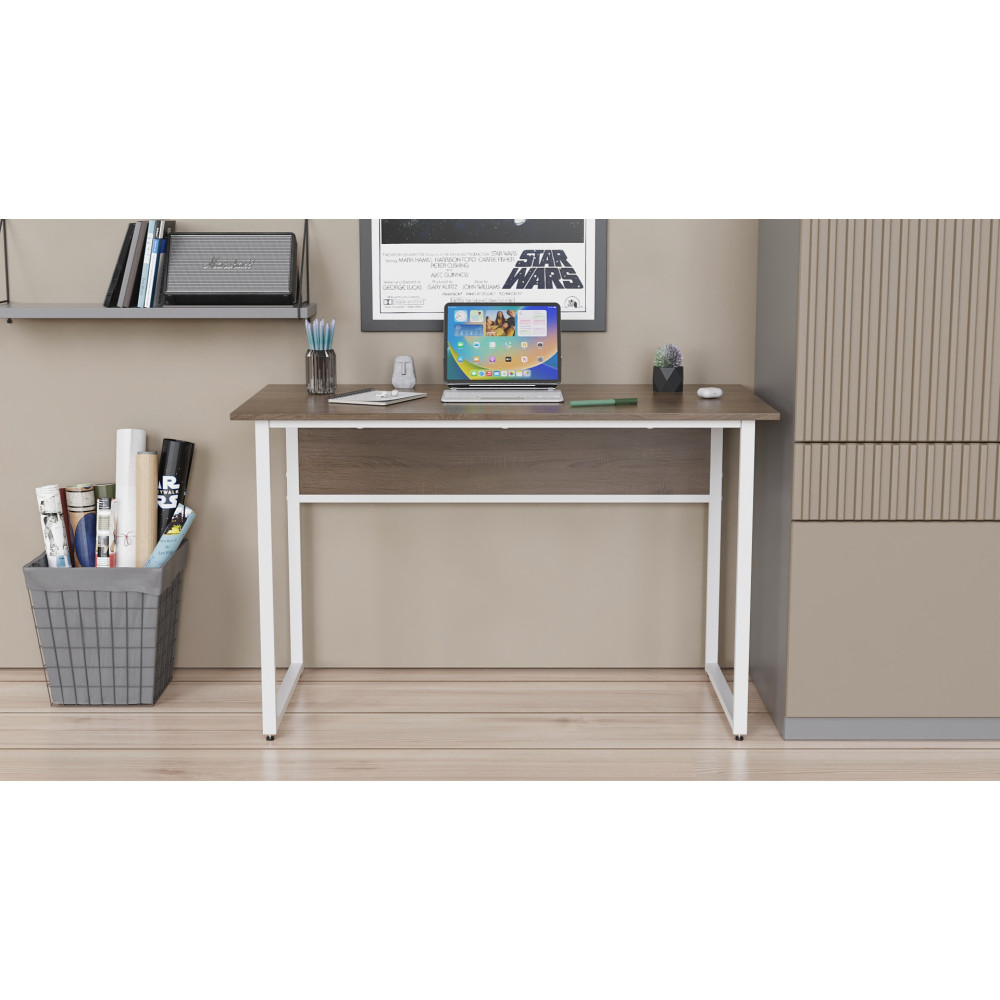 Письменный стол с ящиками Ferrum-decor Оскар 750x1200x700 металл Серый ДСП Дуб Сан-Марино 16 мм (FRD-103269)