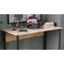 Компьютерный стол Ferrum-decor Курт 75x100x70 черный ДСП Дуб Сан-Марино 16мм (FRD-103929)
