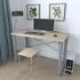Письменный стол Ferrum-decor Драйв 750x1000x700 Серый металл ДСП Дуб Сонома 32 мм (FRD-103369)