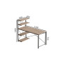 Компьютерный стол Ferrum-decor Джек 75x120x60 Черный ДСП Дуб Сан-Марино (FRD-104380)