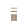 Этажерка 3/60 Ferrum-decor Серии Конект с тумбой 144x60x28 Белый ДСП Сан-Марино (FRD-104450)