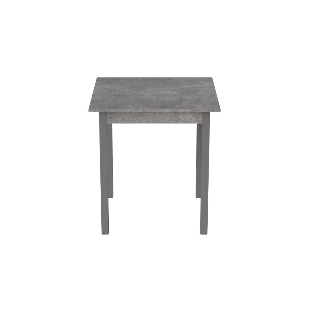 Стіл кухонний Ferrum-decor Дієго 75x90x90 Сірий ДСП Бетон 16мм (FRD-105580)
