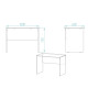 Стол компьютерный Алесандро Ferrum-decor 750x1000x600 ДСП Дуб Сан-Марино 16 мм (FRD-104711)