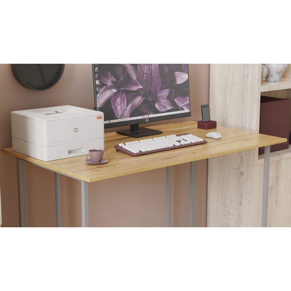 Компьютерный стол Ferrum-decor Ханна 75x140x70 серый ДСП Дуб Артизан 16мм (FRD-106231)
