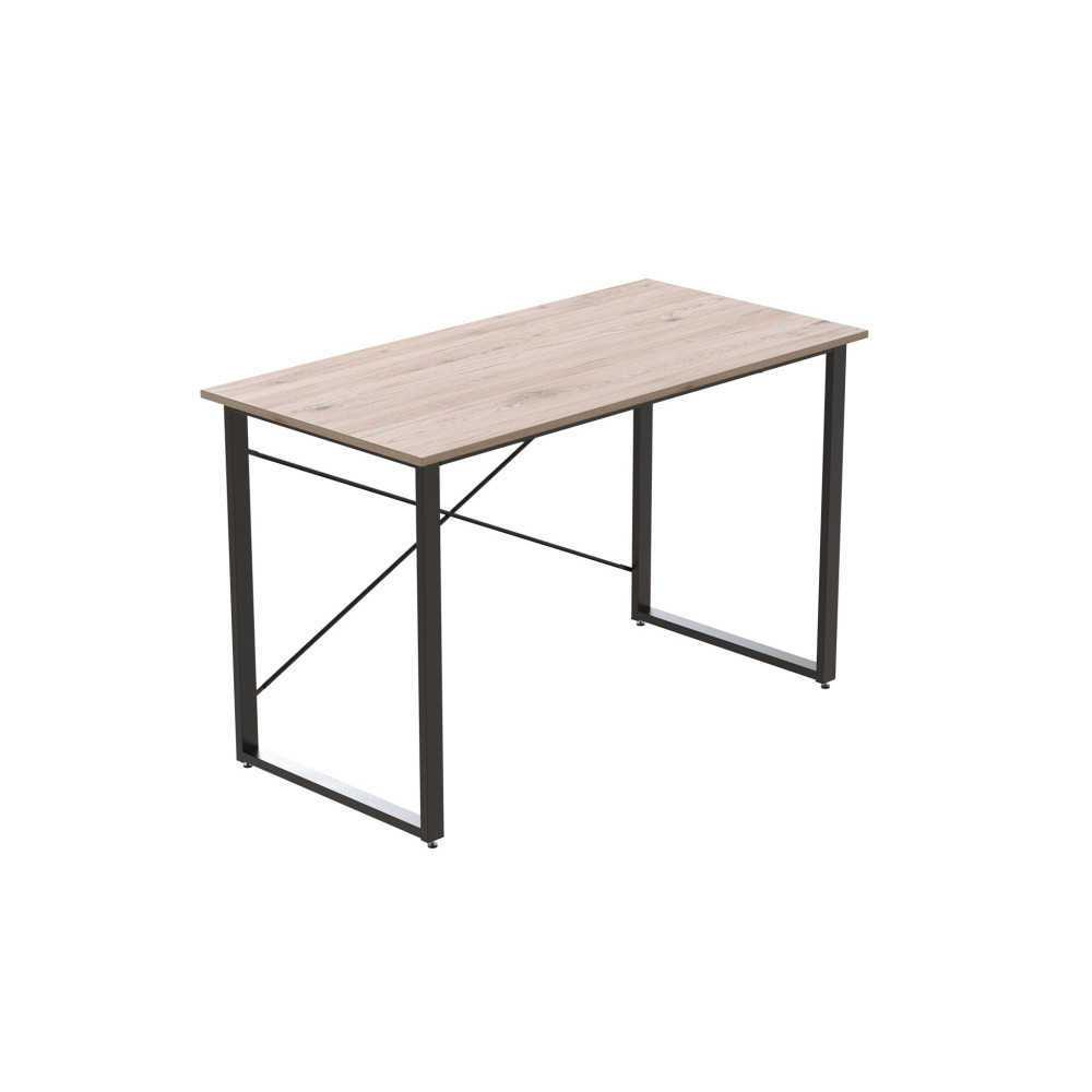 Компьютерный стол Ferrum-decor Дейв 75x100x70 черный ДСП Дуб Сан-Марино 16мм (FRD-101996)
