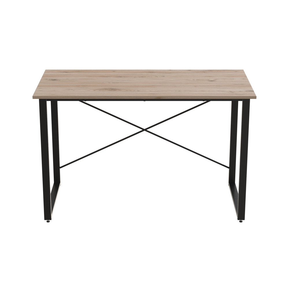 Компьютерный стол Ferrum-decor Дейв 75x140x70 черный ДСП Дуб Сан-Марино 16мм (FRD-102016)