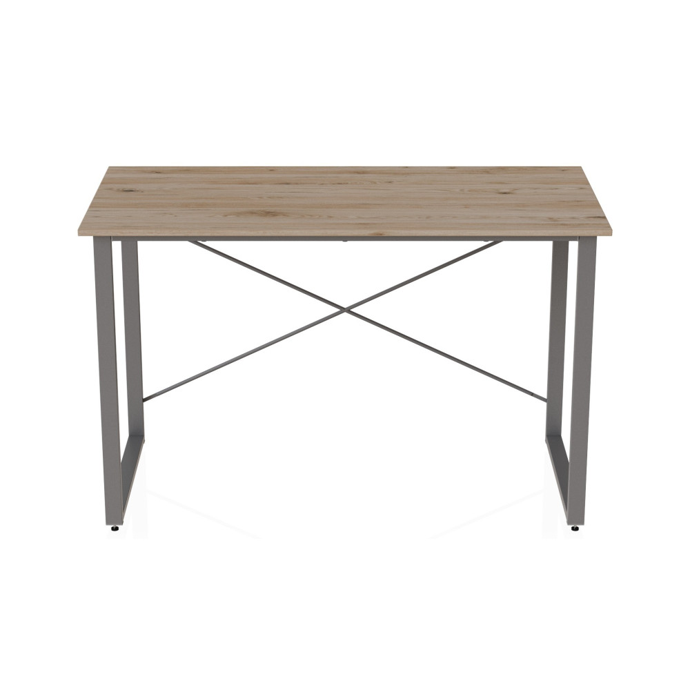Компьютерный стол Ferrum-decor Дейв 75x140x60 серый ДСП Дуб Сан-Марино 32мм (FRD-102386)