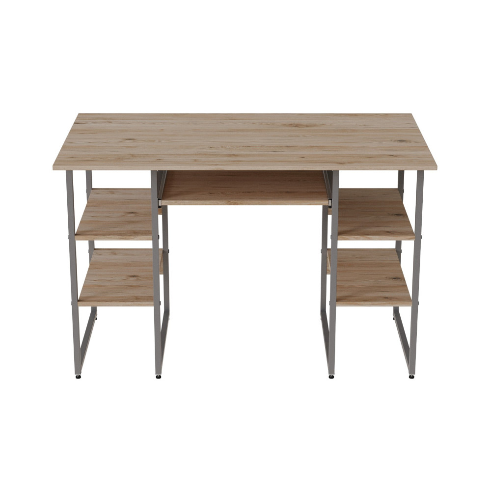 Компьютерный стол Ferrum-decor Тим 75x120x60 серый ДСП Дуб Сан-Марино 32мм (FRD-102466)