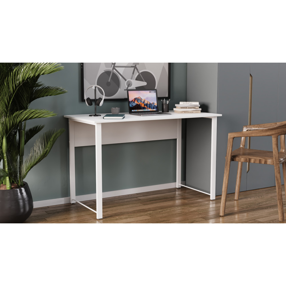 Письменный стол Ferrum-decor Курт 75x120x70 белый ДСП Белое 16мм (FRD-102236)
