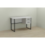 Письменный стол Ferrum-decor Дакота 75x120x60 черный ДСП Белое 16мм (FRD-101916)