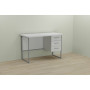 Письменный стол Ferrum-decor Гарри 76x120x60 серый ДСП Белое 32мм (FRD-101456)
