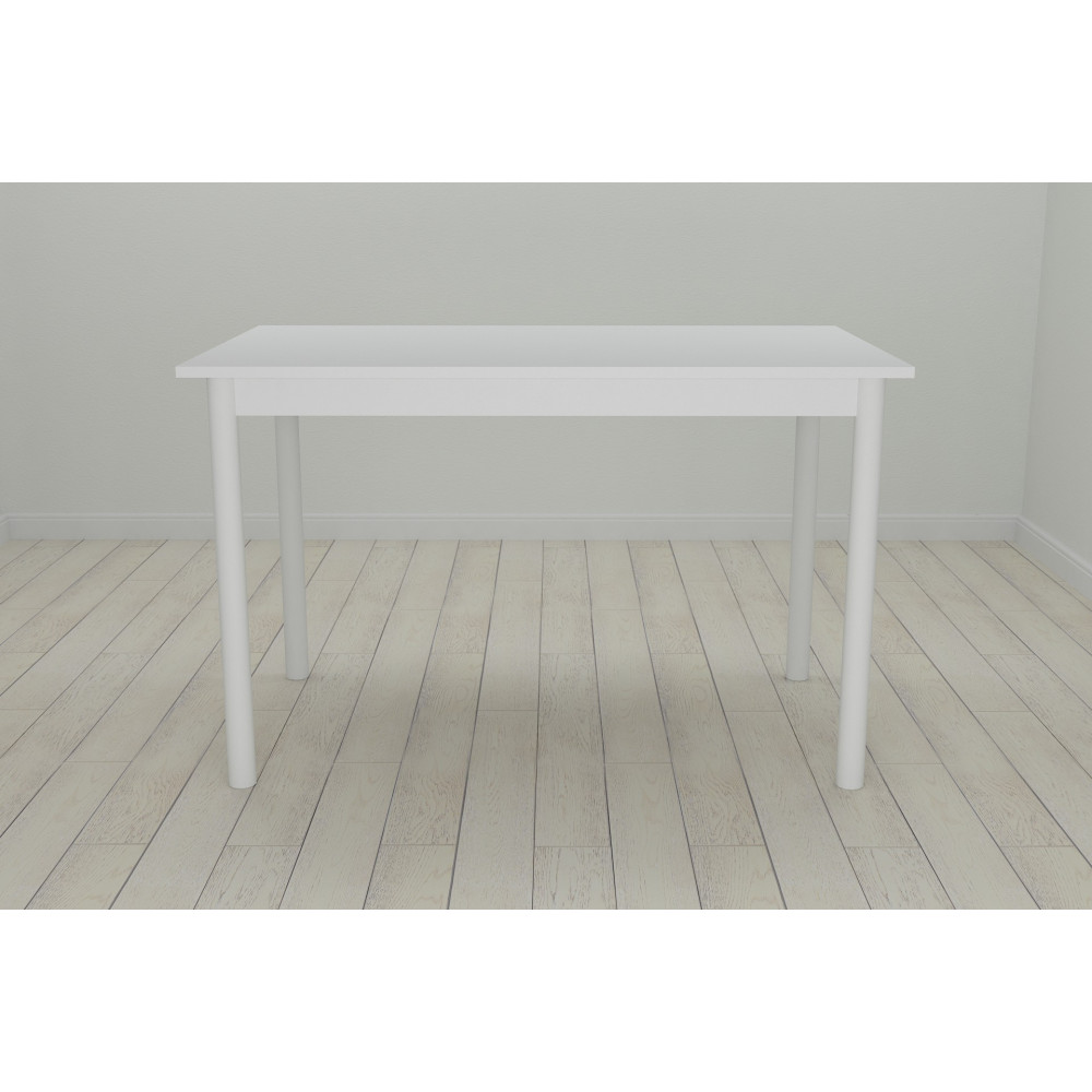 Стол кухонный Ferrum-decor Бенита 75x120x80 Белый ДСП Белое 16мм (FRD-106284)