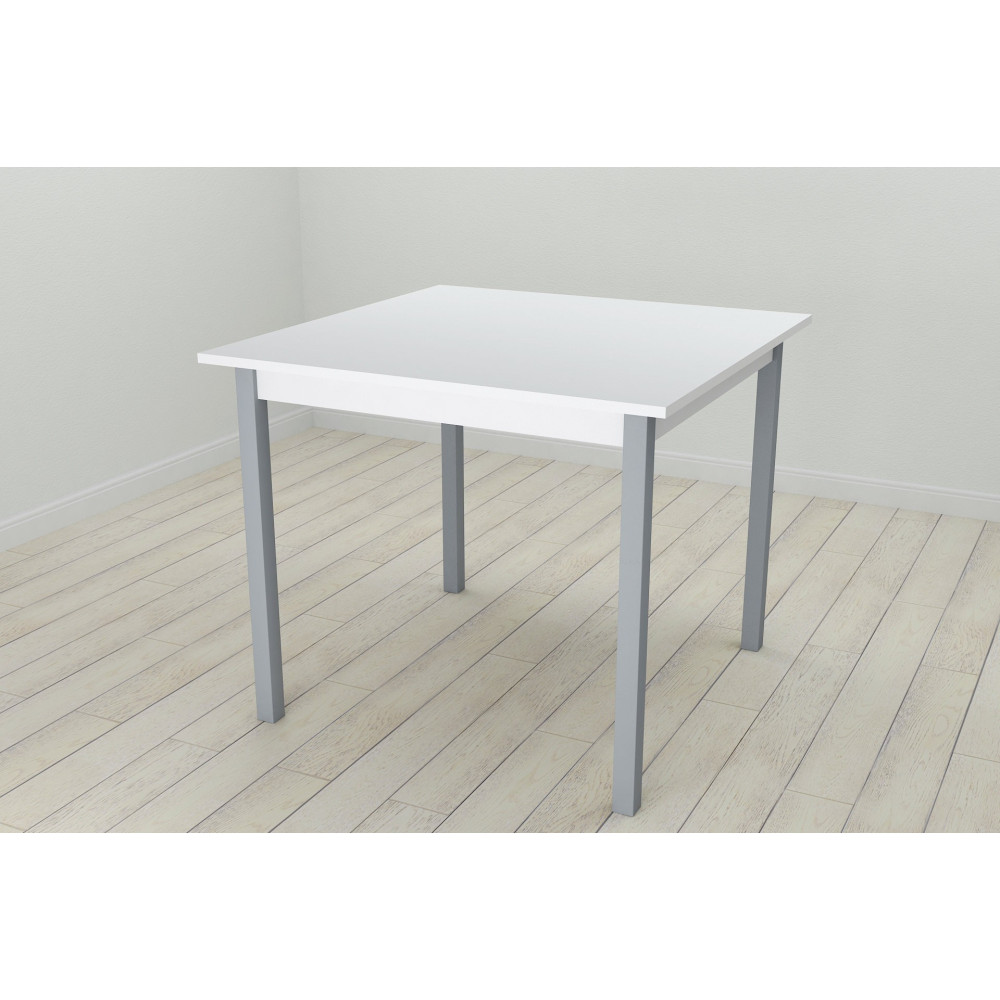 Стол кухонный Ferrum-decor Диего 75x90x90 Серый ДСП Белое 16мм (FRD-106314)