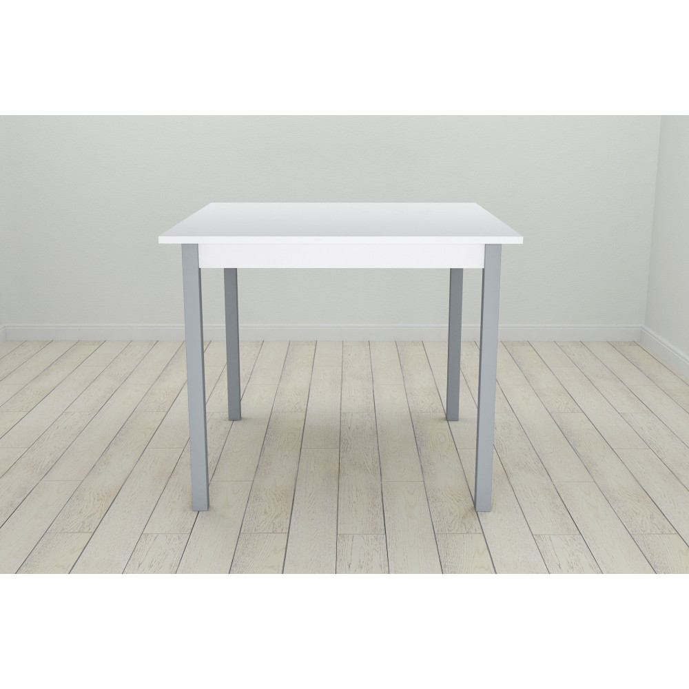 Стол кухонный Ferrum-decor Диего 75x90x90 Серый ДСП Белое 16мм (FRD-106314)