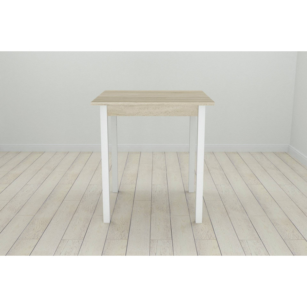 Стол кухонный Ferrum-decor Диего 75x70x70 Белый ДСП Сонома 16мм (FRD-106294)