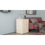 Стол-тумба трансформер Смарт 1/2 Ferrum-decor 750x1450x600 ДСП Дуб Сан-Марино 16 мм (FRD-105075)