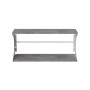 Настінна полиця Ferrum-decor Букін 330x600x240 метал Білий ДСП Бетон 16 мм (FRD-102876)