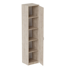 Пенал Анжело Ferrum-decor на 5 полиць із дверима 1900x400x380 ДСП Дуб Сан-Марино 16 мм (FRD-104906)