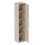 Пенал Анжело Ferrum-decor на 5 полиць із дверима 1900x400x380 ДСП Дуб Сан-Марино 16 мм (FRD-104906)