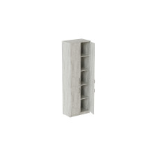 Шафа Анжело Ferrum-decor на 5 полиць із 4 дверима 1900x600x380 ДСП Бетон 16 мм (FRD-105006)