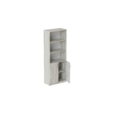 Шафа Анжело Ferrum-decor на 5 полиць з 2 дверима 1900x800x380 ДСП Бетон 16 мм (FRD-105066)