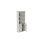 Шафа Анжело Ferrum-decor на 5 полиць з 2 дверима 1900x800x380 ДСП Бетон 16 мм (FRD-105066)