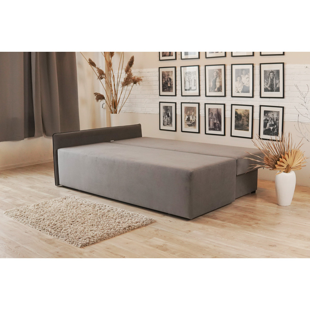 Угловой диван ортопедический iSmart MORRO Maxi еврокнижка 205x149 см (матрас Silver) бежевый Laura 5 (ISM-051360)