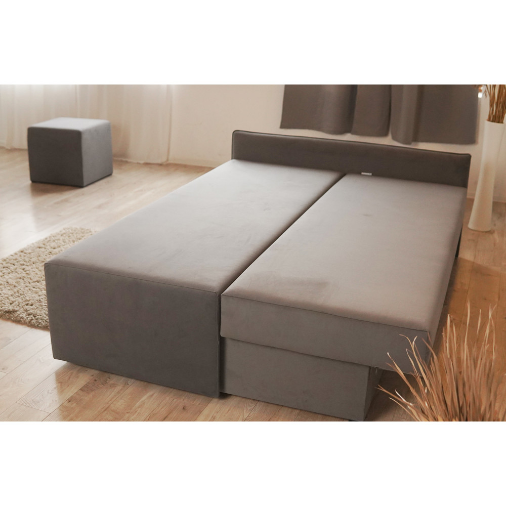 Угловой диван ортопедический iSmart MORRO Maxi еврокнижка 205x149 см (матрас Silver) бежевый Laura 5 (ISM-051360)