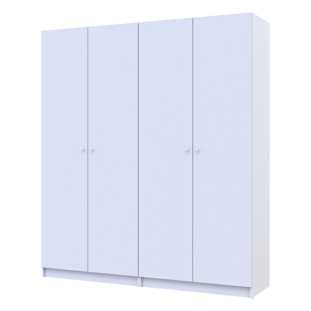 Комплект шкафов для одежды с полками Doros Промо (2 шт.) 180х48х204 см Белый (DRS-011464)