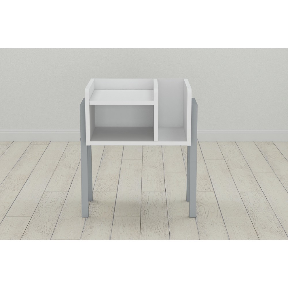 Тумба модульная Ferrum-decor Амели 540x450x320 металл Серый ДСП Белое 16 мм (FRD-103017)