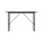 Стол письменный Line Тайм Ferrum-decor 750x1200x500 Черный металл ДСП Белое 16 мм (FRD-104878)