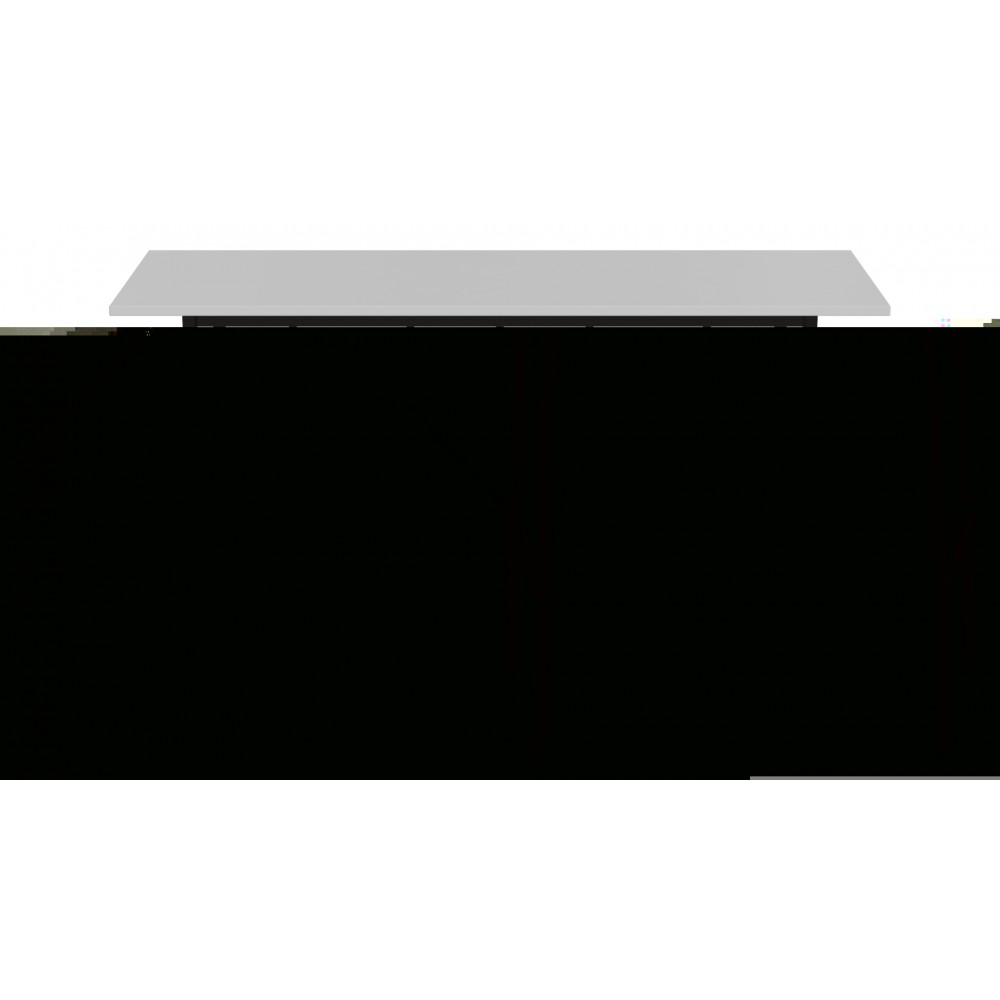 Стол письменный Line Тайм Ferrum-decor 750x1200x500 Черный металл ДСП Белое 16 мм (FRD-104878)
