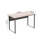Компьютерный стол Ferrum-decor Майк 75x120x60 черный ДСП Дуб Сан-Марино 16мм (FRD-103860)
