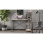 Письменный стол Ferrum-decor Серии Конект c этажеркой 75x120x60 серый ДСП Дуб Сан-Марино 16мм (FRD-104231)