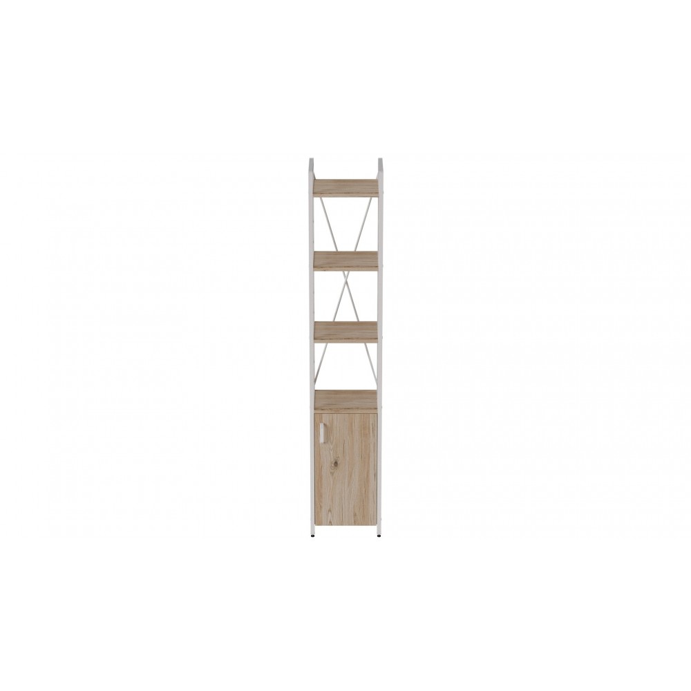 Етажерка 4/34 Ferrum-decor Серії Конект із тумбою 179x34x28 Білий ДСП Сан-Марино (FRD-104471)