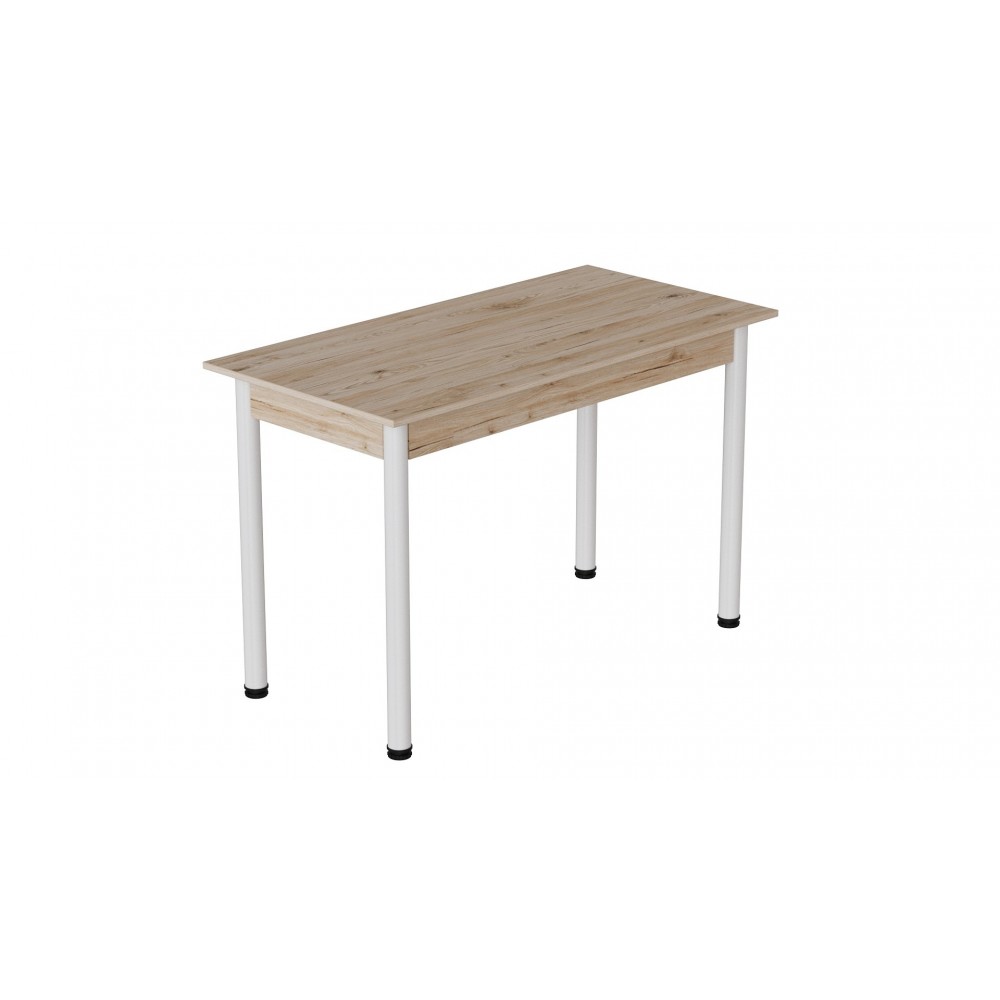 Стіл кухонний Ferrum-decor Беніта 75x120x60 Білий ДСП Сан-Марино 16мм (FRD-105641)