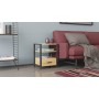 Тумба универсальная Ferrum-decor Вивьен 1/1 50x41x40 черный ДСП Дуб Артизан 16мм (FRD-104141)