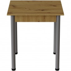 Стол кухонный Ferrum-decor Агата 75x70x70 Серый ДСП Дуб Артизан 16мм (FRD-105671)