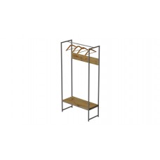 Вешалка напольная модульная Ferrum-decor Трелис 12 180x90x38 серый ДСП Дуб Артизан 16мм (FRD-104321)