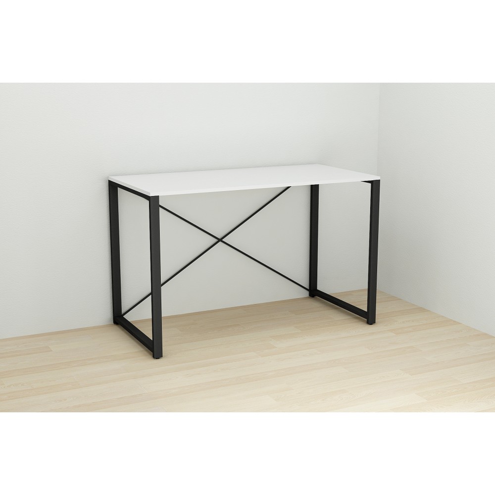 Письменный стол Ferrum-decor Серии Конект 75x120x600 черный ДСП Белое 16мм (FRD-104201)