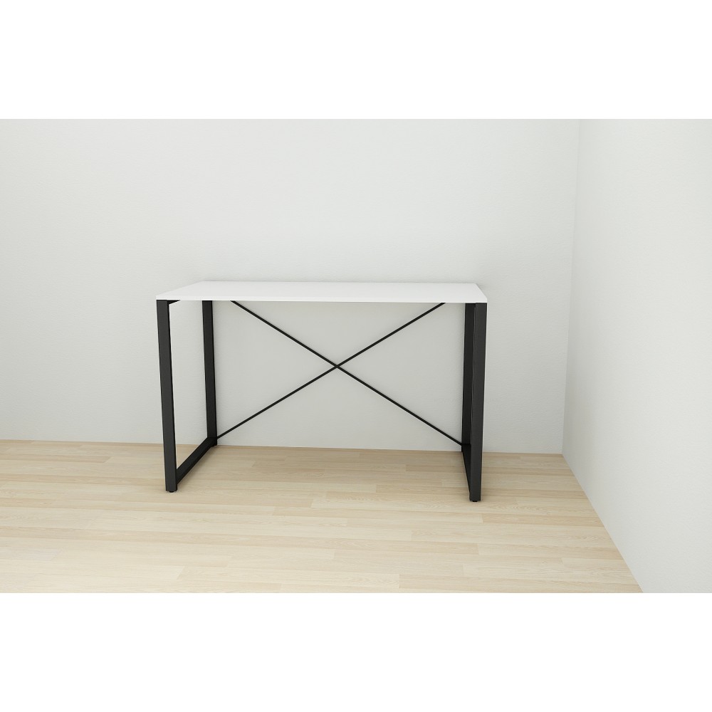 Письменный стол Ferrum-decor Серии Конект 75x120x600 черный ДСП Белое 16мм (FRD-104201)