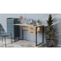 Компьютерный стол Ferrum-decor Дакота 75x140x70 черный ДСП Дуб Сан-Марино 16мм (FRD-101957)