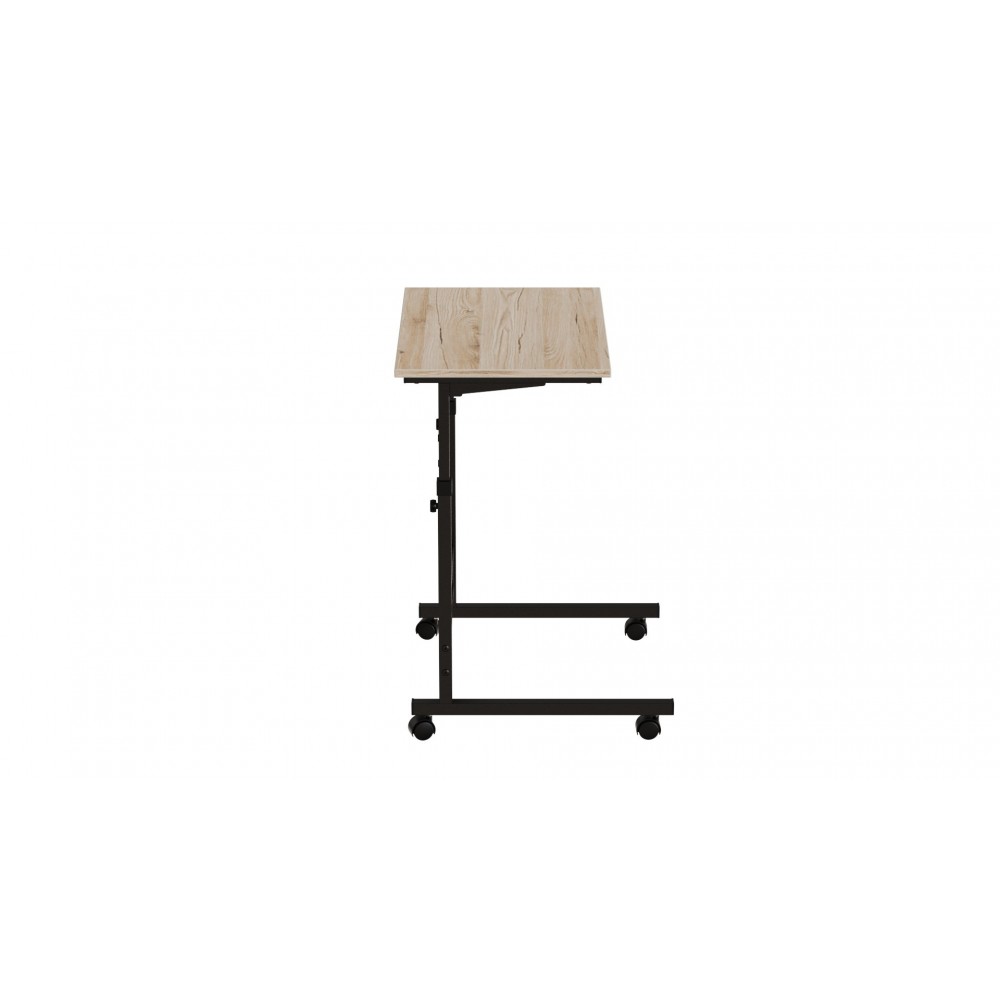 Стол приставной Ferrum-decor Амиго 62x60x40 металл Черный ДСП Дуб Сан-Марино 16мм (FRD-102527)