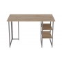 Компьютерный стол Ferrum-decor Кевин 75x140x60 серый ДСП Дуб Сан-Марино 32мм (FRD-101737)