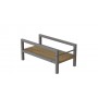 Подставка для системного блока Ferrum-decor Ники 21x24x45 Серый ДСП Дуб Артизан 16мм (FRD-105303)